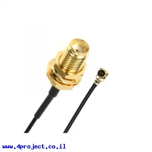 מתאם מחבר U.FL/IPEX1 ל-SMA - אורך 15 ס"מ