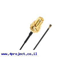 תמונה של מוצר מתאם מחבר IPEX4 ל-SMA - אורך 10 ס"מ
