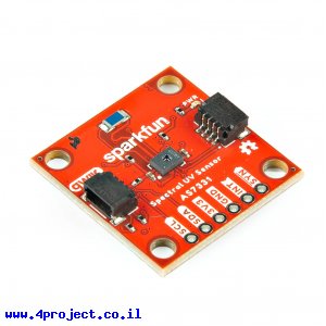 חיישן ספקטרוסקופיה לטווח UV דגם AS7331 - חיבור Qwiic