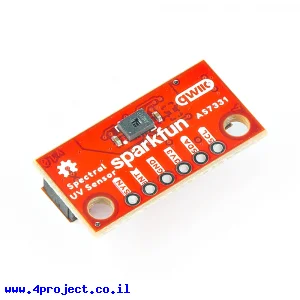חיישן ספקטרוסקופיה לטווח UV דגם AS7331 - חיבור Qwiic (מיני)