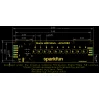 פס לדים עם 10 יחידות של APA102C - חיבור Qwiic