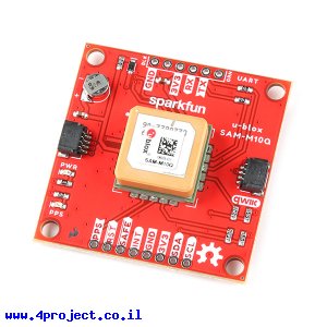 מודול GPS SAM-M10Q עם אנטנה - חיבור Qwiic