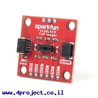 חיישן מרחק VL53L5CX עם 64 איזורים - חיבור ל-Qwiic