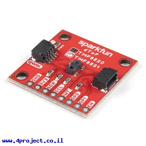 חיישן מרחק TMF8821 עם 16 איזורים - חיבור ל-Qwiic