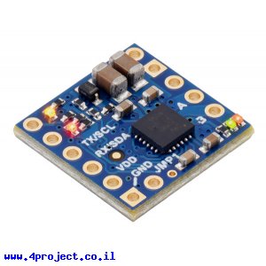 בקר מנוע DC למנוע אחד עד 2.2A - דגם Motoron M1U256 (תקשורת UART)