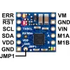 בקר מנוע DC למנוע אחד עד 2.2A - דגם Motoron M1T256 (תקשורת I2C) - מולחם