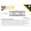 רצועת תזמון GT2 סגורה, רוחב 6mm, היקף 136 מ"מ, 68 שיניים