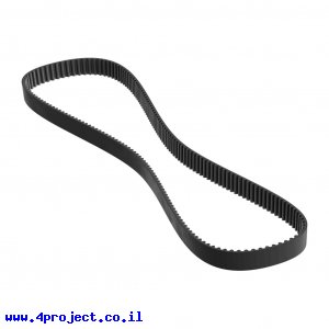 רצועת תזמון GT2 סגורה, רוחב 6mm, היקף 376 מ"מ, 188 שיניים