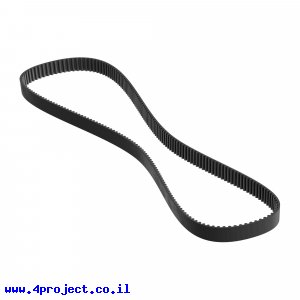 רצועת תזמון GT2 סגורה, רוחב 6mm, היקף 424 מ"מ, 212 שיניים