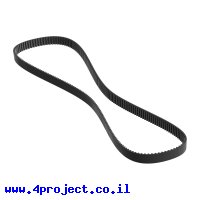 רצועת תזמון GT2 סגורה, רוחב 6mm, היקף 472 מ"מ, 236 שיניים