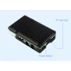 מארז לכרטיסי Raspberry PI 5 - אלומיניום עם מאוורר מבוקר טמפרטורה