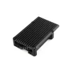 מארז לכרטיסי Raspberry PI 5 - אלומיניום עם מאוורר מבוקר טמפרטורה