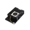מארז לכרטיסי Raspberry PI 5 - אלומיניום עם מאוורר מבוקר טמפרטורה