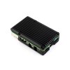 מארז לכרטיסי Raspberry PI 5 - אלומיניום עם מאוורר מבוקר טמפרטורה