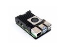 תמונה של מוצר מארז לכרטיסי Raspberry PI 5 - אלומיניום עם מאוורר מבוקר טמפרטורה