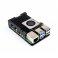 מארז לכרטיסי Raspberry PI 5 - אלומיניום עם מאוורר מבוקר טמפרטורה
