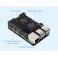 מארז לכרטיסי Raspberry PI 5 - אלומיניום עם שני מאווררים