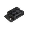 מארז לכרטיסי Raspberry PI 5 - אלומיניום עם שני מאווררים