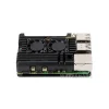 מארז לכרטיסי Raspberry PI 5 - אלומיניום עם שני מאווררים