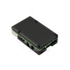 מארז לכרטיסי Raspberry PI 5 - אלומיניום עם שני מאווררים