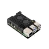 מארז לכרטיסי Raspberry PI 5 - אלומיניום עם שני מאווררים
