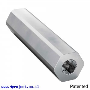 רכזת מנוע סרוו - ציר 3F-25T - מידות 48x12 מ"מ (REX 12mm)