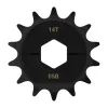 גלגל שיניים מתהדק לשרשרת 8mm, לציר 12 מ"מ בצורת REX, פלדה - 14 שיניים