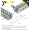 גלגלת רצועת תזמון GT2 6mm לציר 4 מ"מ - 20 שיניים