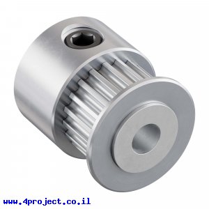 גלגלת רצועת תזמון GT2 6mm לציר 4 מ"מ - 20 שיניים