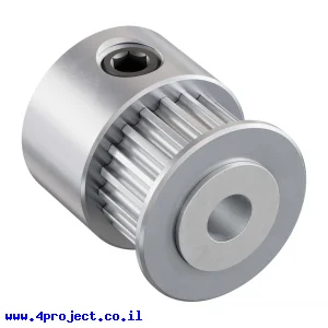 גלגלת רצועת תזמון GT2 6mm לציר 4 מ"מ - 20 שיניים