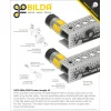 גלגלת רצועת תזמון GT2 6mm לציר 6 מ"מ - 20 שיניים