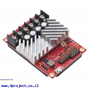 בקר מנוע DC RoboClaw 2x45A, גרסה V6B