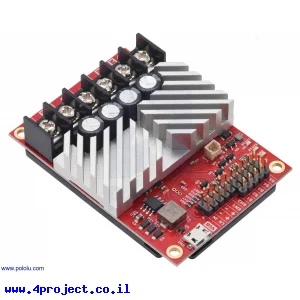 בקר מנוע DC RoboClaw 2x45A, גרסה V6B