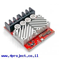 בקר מנוע DC RoboClaw 2x60A, גרסה V8