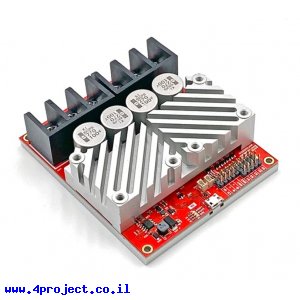 בקר מנוע DC RoboClaw 2x60A, גרסה V8