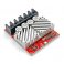 בקר מנוע DC RoboClaw 2x60A, גרסה V8