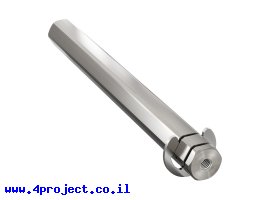 תמונה של מוצר מוט REX 12mm פלדה עם טבעת - אורך 120 מ"מ