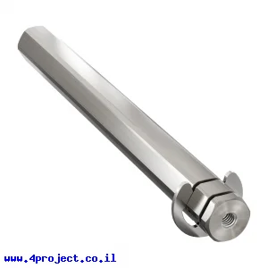 מוט REX 12mm פלדה עם טבעת - אורך 120 מ"מ
