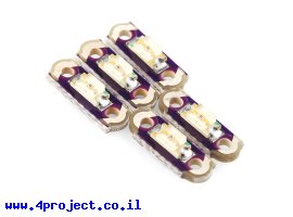 תמונה של מוצר לד מיקרו ל-LilyPad - צהוב - ערכה של 5 יחידות