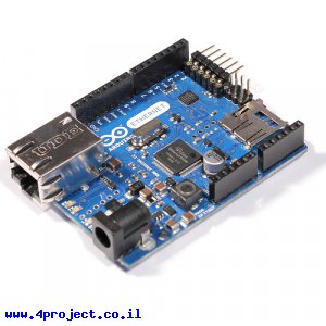 כרטיס פיתוח Arduino Ethernet בלי מודול PoE