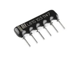 תמונה של מוצר רשת נגדים 10 קילו אום 1/5 וואט - 5 מחוברים יחד
