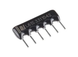 תמונה של מוצר רשת נגדים 330 אום 1/5 וואט - 5 מחוברים יחד