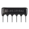 רשת נגדים 330 אום 1/5 וואט - 5 מחוברים יחד
