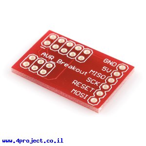 כרטיסון מתאם חיבורים לצורבי AVR
