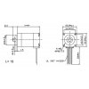 מנוע צעד 200 צעדים, 20x30 מ"מ, 3.9V/0.6A