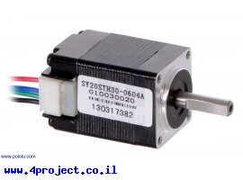 תמונה של מוצר מנוע צעד 200 צעדים, 20x30 מ"מ, 3.9V/0.6A