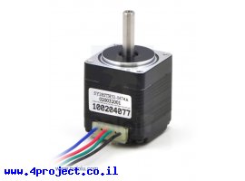 תמונה של מוצר מנוע צעד 200 צעדים, 28x32 מ"מ, 3.8V/0.67A