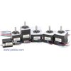 מנוע צעד 200 צעדים, 35x26 מ"מ, 7.4V/0.28A