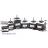 מנוע צעד 200 צעדים, 35x28 מ"מ, 10V/0.5A