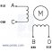 מנוע צעד 200 צעדים, 35x36 מ"מ, 2.7V/1A